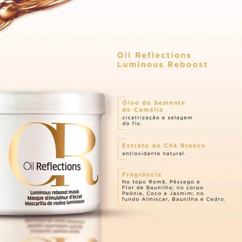 Wella Professionals Oil Reflections - Máscara Capilar 500ml