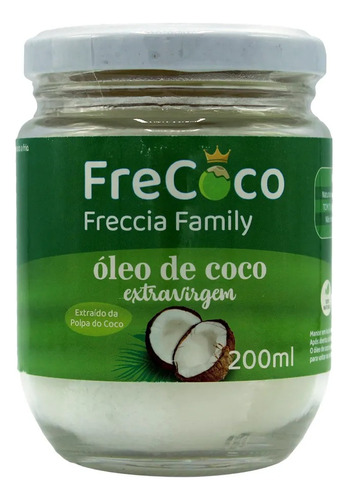 Óleo De Coco Extravirgem Frecoco 200ml