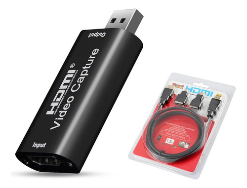 Capturador Video Hdmi A Usb 2.0 Laptop Pc Celular Streaming