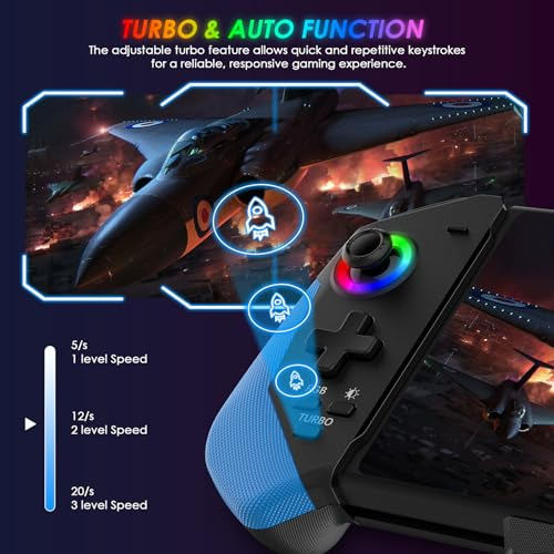 Pack De Controladores Switch Con Joystick Hall Effect Rgb