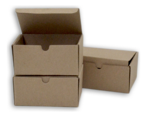Caja Tarjeta Presentación Microcorrugado 9.5x5x4cm, 50pzs