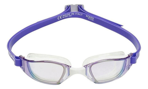 Gafas de natación Phelps Xceed Titanium Mirror, color lila