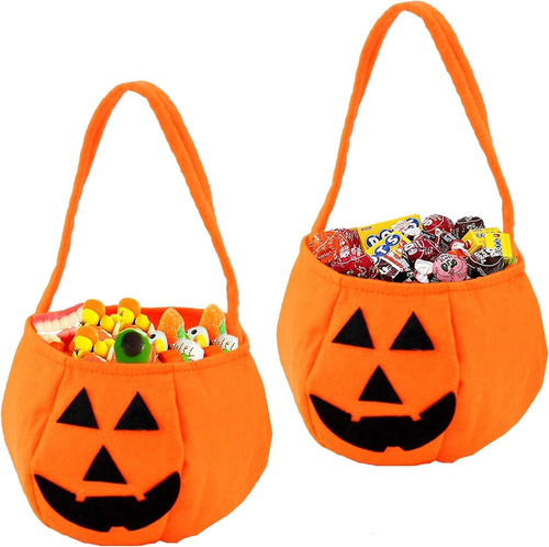 Bolsas De Dulces De Calabaza De Halloween, Bolsas De Dulce O