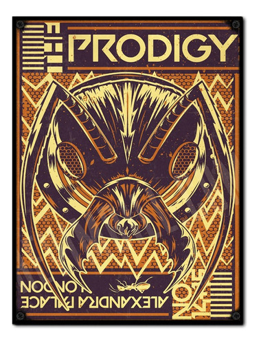 #1242 - Cuadro Decorativo Vintage The Prodigy Música Poster