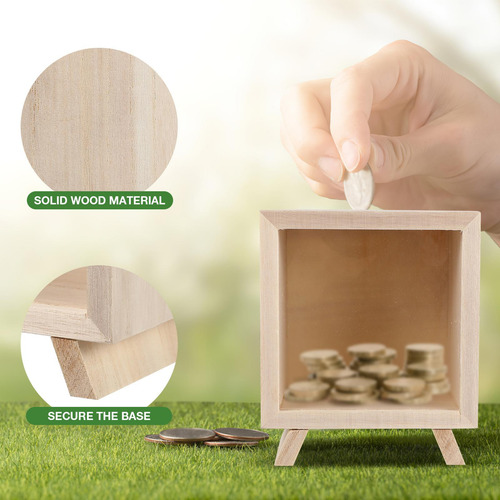 La Hucha De Madera Debe Romperse Para Abrir La Caja De