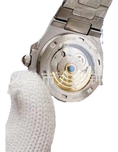 1 - Reloj Automático De Acero Inoxidable Patek Philippe 316l