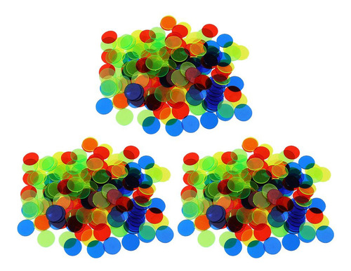 3x Bingo Chips Contadores De De Fichas Contando De Plástico