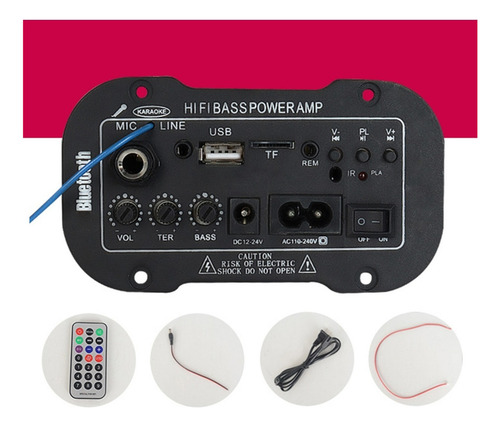 Su Amplificador De Placa De Soporte De Placa Bluetooth