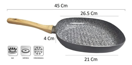 Imagen 3 de 3 de Bifera Granito Hudson Triple Capa Cerámica Nº 26 Cuadrada
