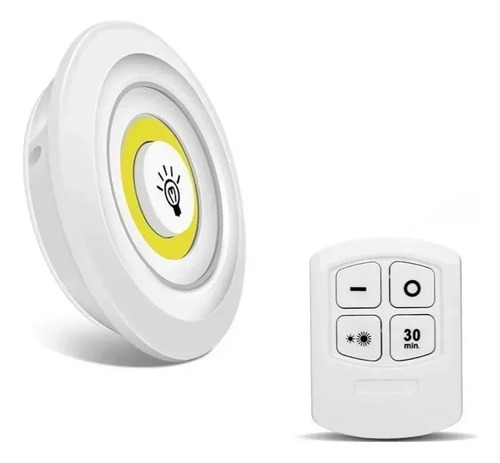 Set X3 Luces Led Con Control Remoto Alacena Placard Estantes Blanco