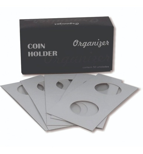 Coin Holder 300 Unidades (6 Caixas De 50un) Várias Medidas