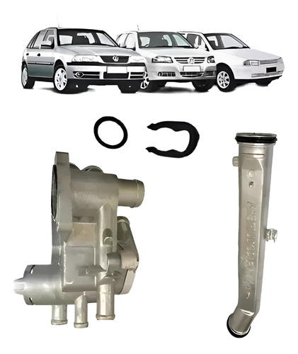Cavalete Válvula Termostática Alumínio Vw Gol At 1.0 97/02