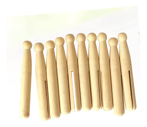 Mini Pinzas Para Ropa Kombiuda, 10 Unidades, Minimuñecas, Ta