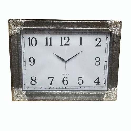 Reloj Pasta Pared Decoración Rectangular Análogo Lym 1116