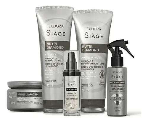 Combo Siàge Nutri Diamond (5 Itens)