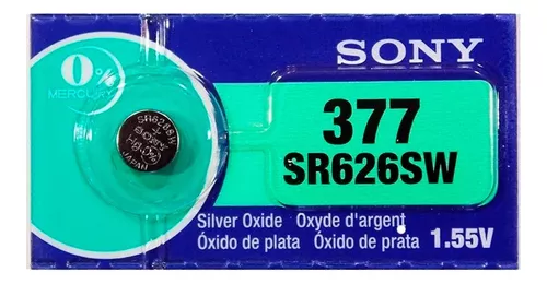 Pila Bateria Sony Sr626sw 377 Oxido De Plata 1.55v /e