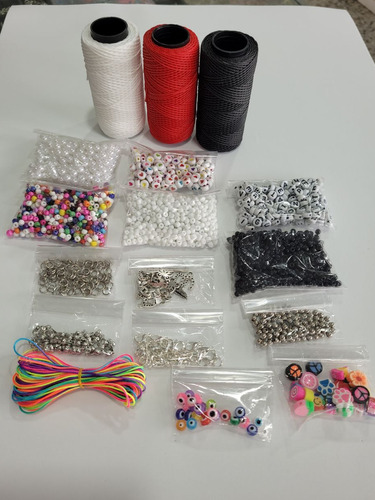 Kit Para Armar Bijouterie Principiantes Pulseras. Mostacilla