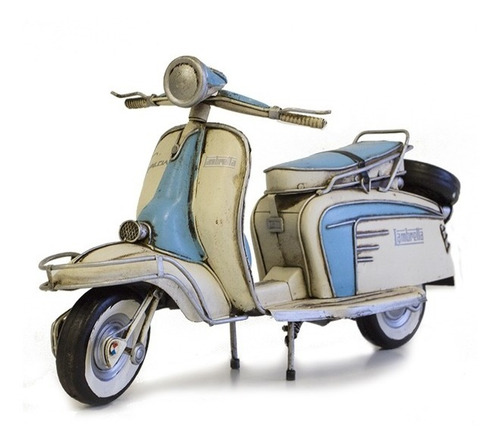 Moto Coleccionable Metal Lambretta 32cm Punto Arte