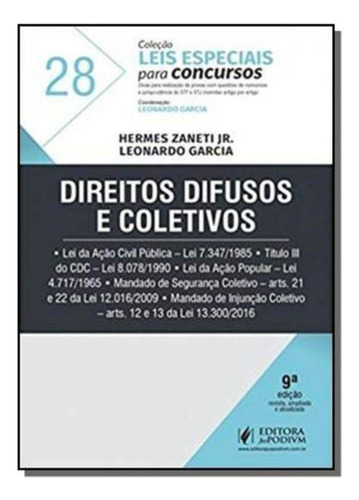 Direitos Difusos E Coletivos, De Hermes Zaneti Jr. Editora Jus Podivim Em Português