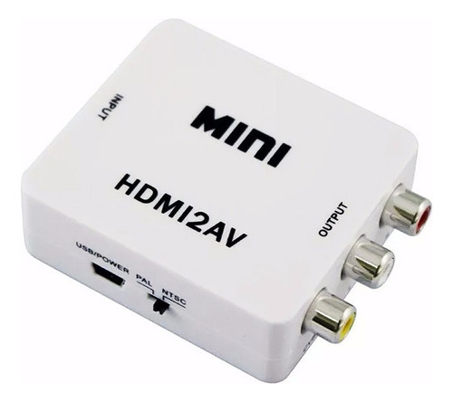 Adaptador Conversor Hdmi 1.4 A Rca Noga Full Hd Smart Tv