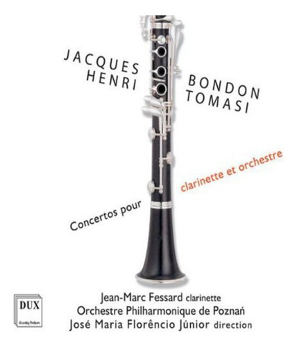 Cd De Conciertos Para Clarinete Y Orquesta De Jose Maria Jun