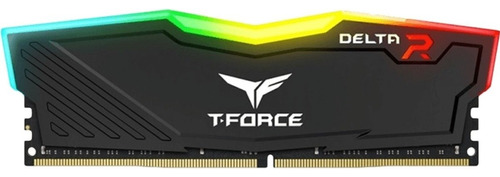 Memoria RAM T-Force Delta RGB gamer color negro  8GB 1 Team Group TF3D48G3000HC16C01