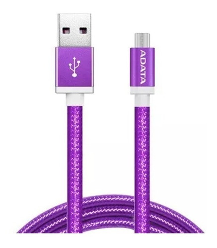Adata Cable Micro Usb Celular V8 Original Carga Y Datos Tela