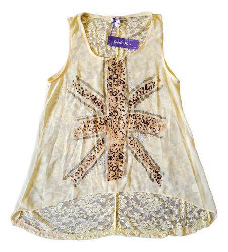 Blusa Con Estampado Decorativo Paradis Miss