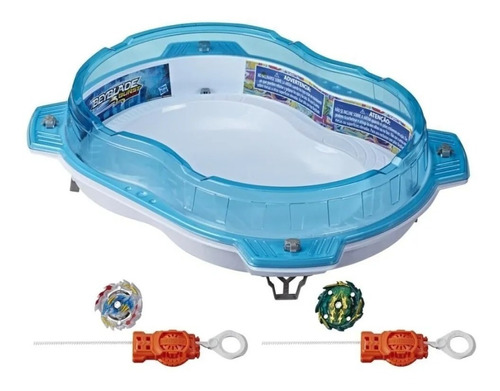 Estadio Beyblade Rail Rush Turbo Slingshock Hasbro E3629