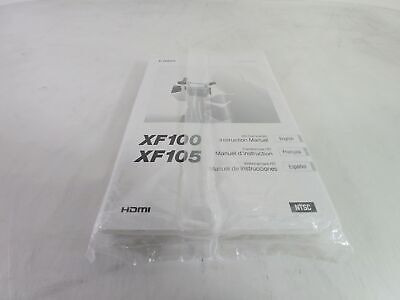 New Canon Xf100 Xf105 Hd Camcorder Owners Instruction Ma Ttz