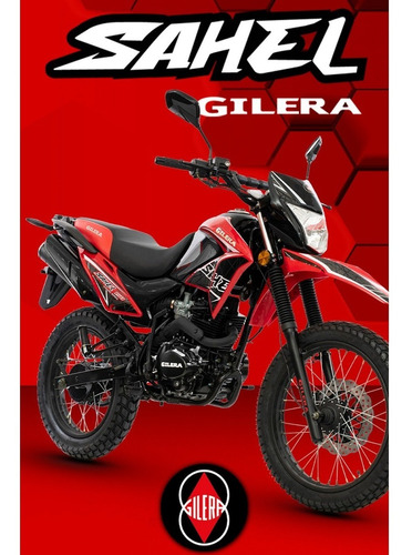 Imagen 1 de 16 de Gilera Sahel 150 Enduro Cross Moto 150 0km 