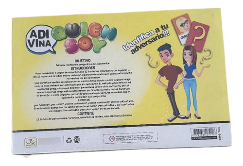Adivina Quién Soy - Juego De Estrategia - Familiar