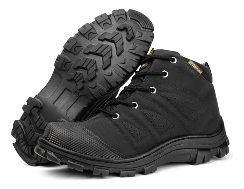 Bota Masculina Coturno Casual Confortável Reforçada