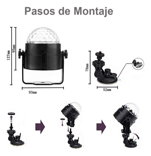 Bola De Discoteca, Proyector De Discoteca Led, Giratorio De