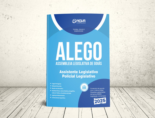 Apostila Concurso Assistente Legislativo - Policial Legislativo - Alego 2025 - Editora Nova