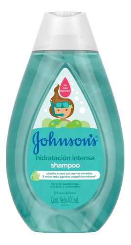 Shampoo Johnson's Hidratación Intensa 400 Ml