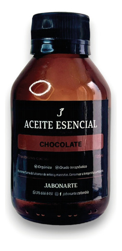 Aceite Esencial De Chocolate 125 Ml Puro - Grado Terapeutico