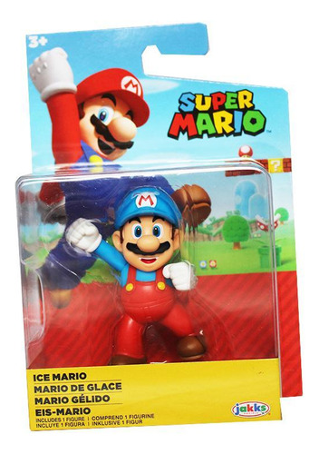 Boneco Super Mario Ice Gelo 6 Cm Candide Traje Do Gelo