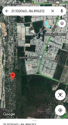 Imagen 7 de 7 de En Venta Terreno En Cancún El Pedregal C2979