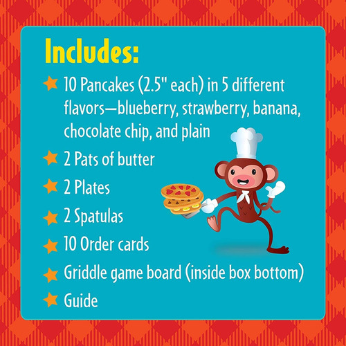 Pista Educationales Pista Pancake, Juego De Mesa De Retransm