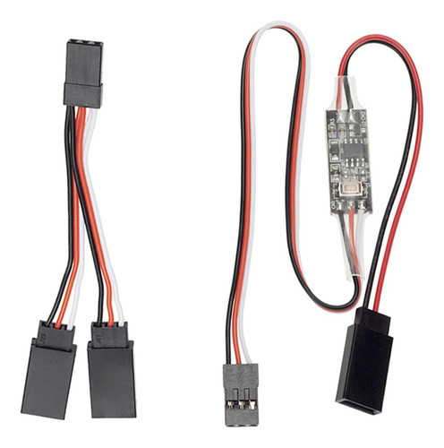 2 Tira De Luz Led De 0,5 M Con Controlador Y-cable Para Rc