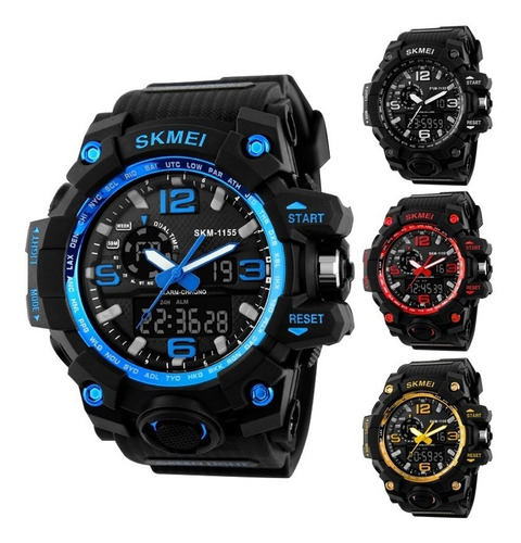 Imagen 1 de 3 de Reloj Skmei 1155 Cronometro - Deportivo - Varios Colores