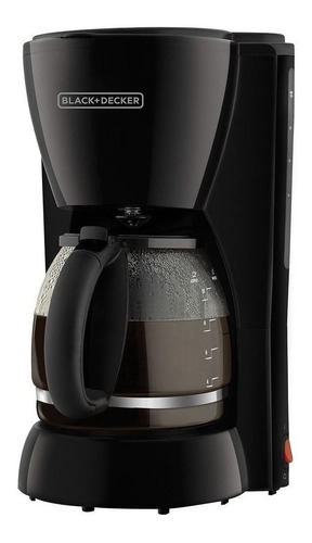 Imagen 1 de 2 de Cafetera Black+Decker DCM1100 semi automático negra de filtro 110V