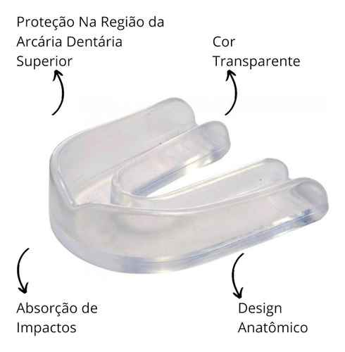 Protetor Bucal Simples 1fit Sabor Sem sabor