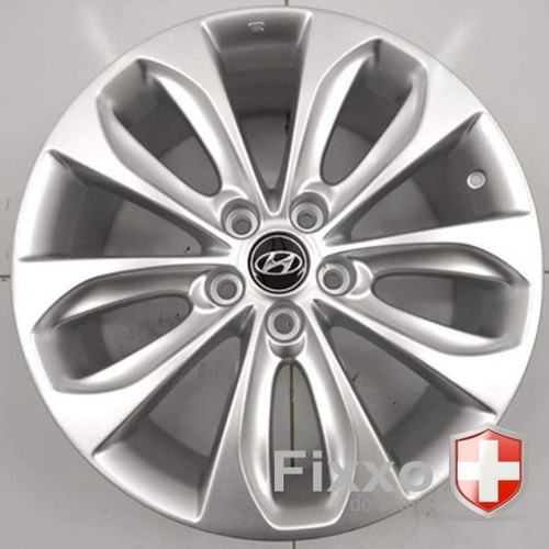 Imagem 4 de 6 de Kit 4 Calotinhas Centro De Roda Hyundai Sonata Preta Resinad