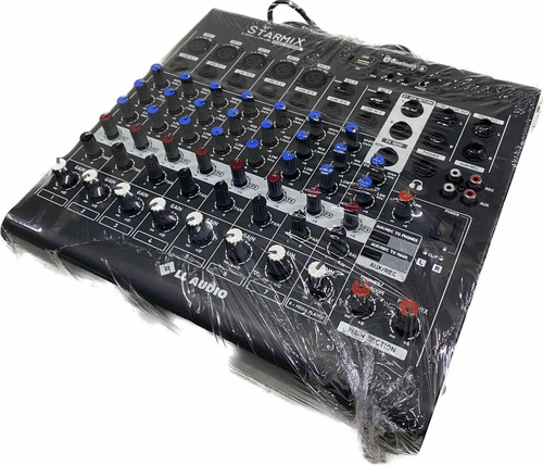 Mesa Som 8 Canais Xms802r Ll Audio Console Novo Bluetooth