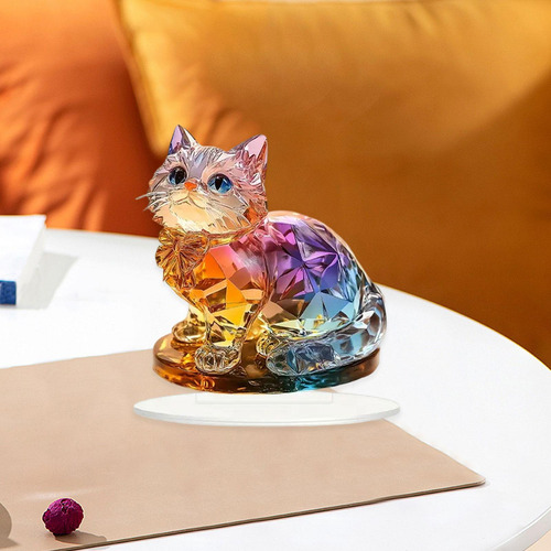 Ornamento Acrílico 2d Cat Plague Collectible Ornament