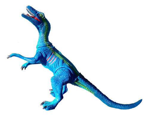 Figura Plastico Luz Y Sonido Velociraptor Blue Jurassic 50cm