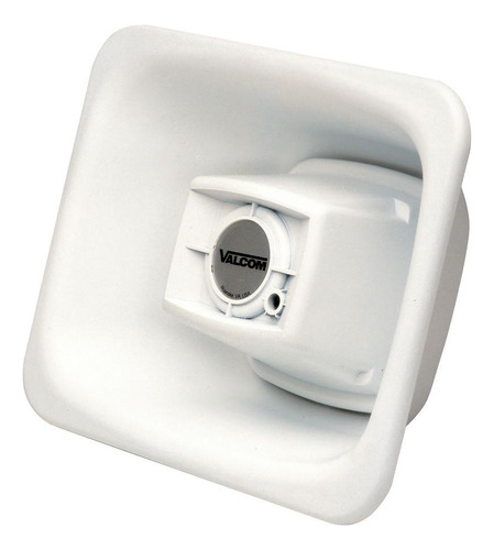 Altavoz Valcom Talkback Flexhorn White De Diseño Compacto