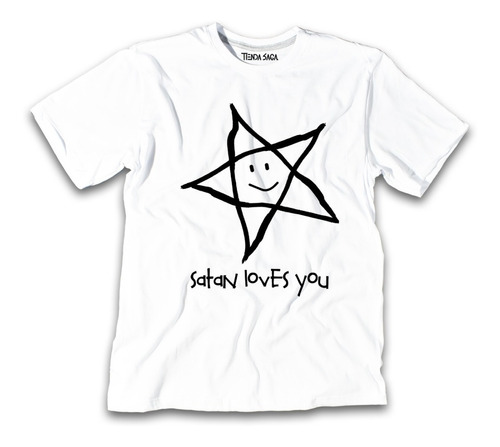 Camiseta Satan Loves You Demonio